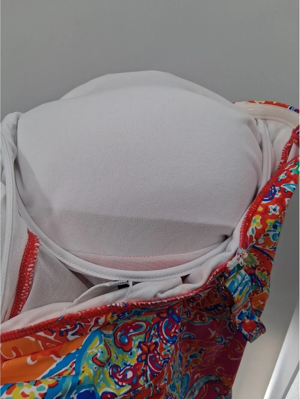 Lauren Ralph Lauren Flyaway One Piece Swimsuit Women's 22w Multicolor Paisley